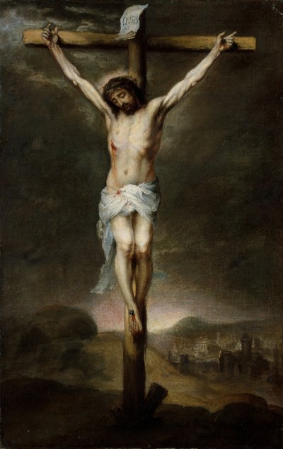 Ristiinnaulitseminen, n. 1675. tekijältä Bartolomé Esteban Murillo