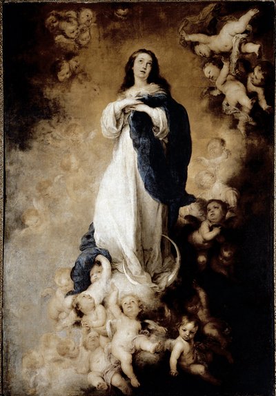 Immaculate Conception tai Soult Immaculate Conception. (öljy kankaalle tekijältä Bartolomé Esteban Murillo
