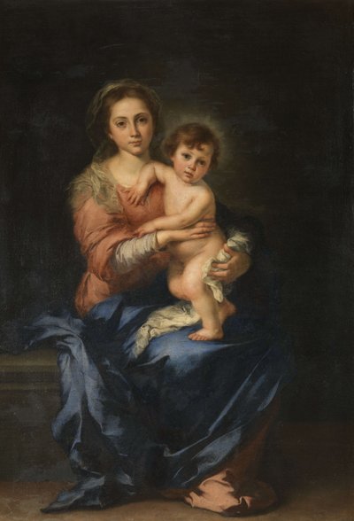 Neitsyt ja lapsi, 1650. tekijältä Bartolomé Esteban Murillo