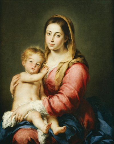 Neitsyt ja lapsi tekijältä Bartolomé Esteban Murillo