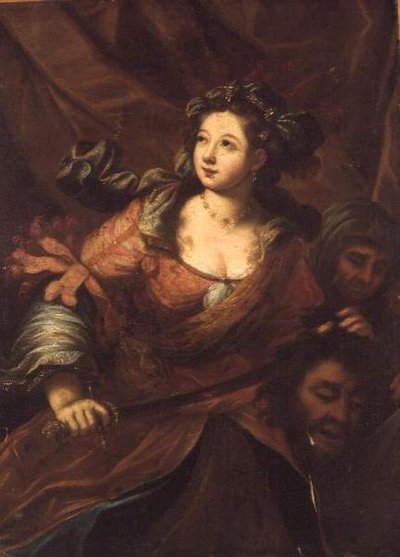 Judith poistumassa Holofernes-telttasta tekijältä Bartolomeo (attr. to) Biscaino