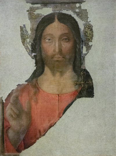 Salvator mundi, noin 1480-81 (tempera paneelille). tekijältä Bartolomeo (attr. to) Della Gatta