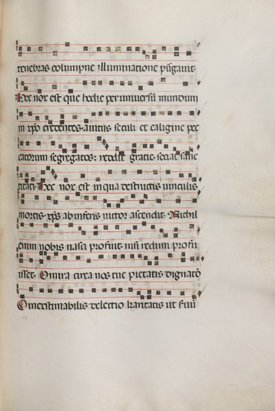 Missale: Fol. 155: Musiikkia Exultetille, 1469 tekijältä Bartolomeo Caporali