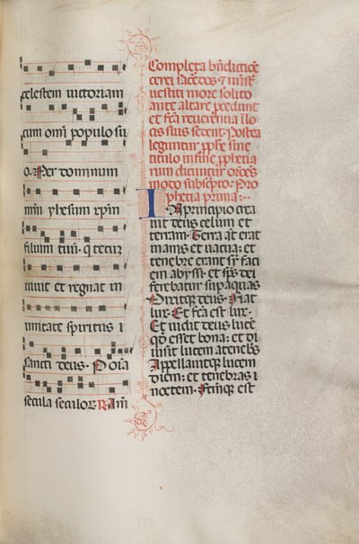 Missale: Fol. 158: Musiikkia Exultetille, 1469 tekijältä Bartolomeo Caporali