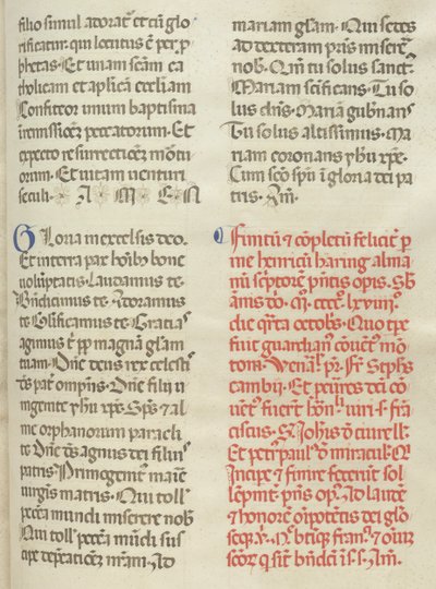 Missale: Folio 400: Colophon, 1469 tekijältä Bartolomeo Caporali