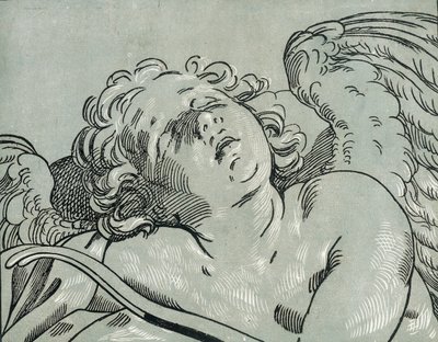 Nukkuva amor, 1630-45. tekijältä Bartolomeo Coriolano