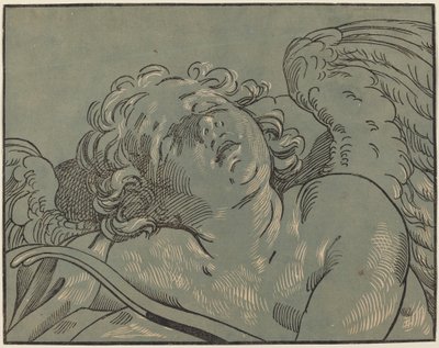 Amor unessa tekijältä Bartolomeo Coriolano after Guido Reni