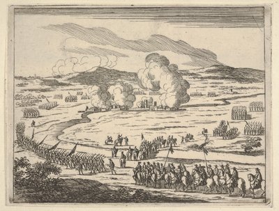 Aleksandrian piiritys alkaa, ideasta kristinuskon prinssistä ja sankarista Franciscuksessa ..., 1659. tekijältä Bartolomeo Fenice