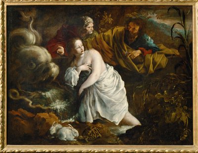 Susannah ja vanhimmat ... tekijältä Bartolomeo Guidobono