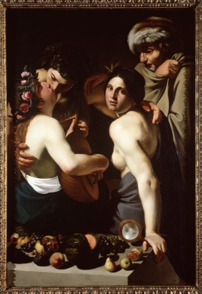 Allegoria neljästä vuodenajasta, noin 1610 tekijältä Bartolomeo Manfredi