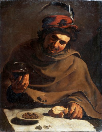Aamiainen, 1600-luvun alku tekijältä Bartolomeo Manfredi