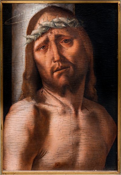 Kristus pylväässä, 1400-luvun toinen puoli (öljy paneelissa) tekijältä Bartolomeo Montagna