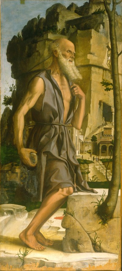 Saint Jerome tekijältä Bartolomeo Montagna