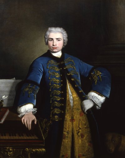 Muotokuva laulaja Farinelli Carlo Broschista 1705-1782, 1734. tekijältä Bartolomeo Nazari