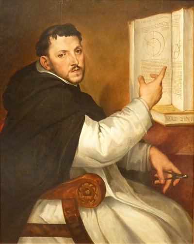 Italian kieli: Ignazio Dantin muotokuva Ignazio Dantin muotokuva tekijältä Bartolomeo Passarotti