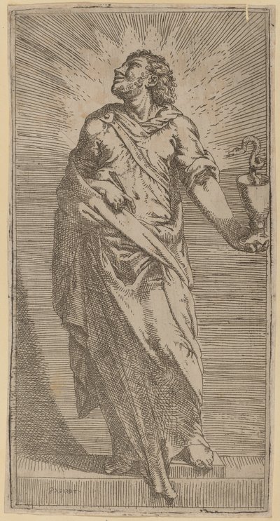 Pyhä Johannes evankelista tekijältä Bartolomeo Passarotti