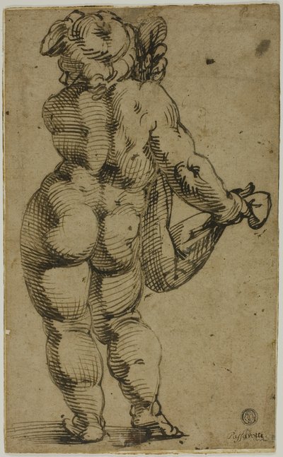 Pysyvä Putto takaa katsottuna tekijältä Bartolomeo Passarotti
