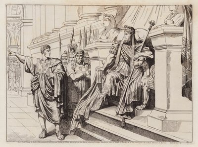Lucullusin lähettämä Appius Claudius Tigranes Suuren hoviin (etsaus). tekijältä Bartolomeo Pinelli