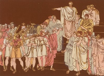 Brutus tuomitsi poikansa kuolemaan tekijältä Bartolomeo Pinelli