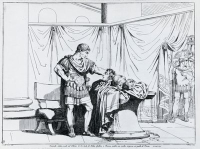 Pison kuolema, Bartolomeo Pinellin (1781-1835) kaiverrus Istoria dell