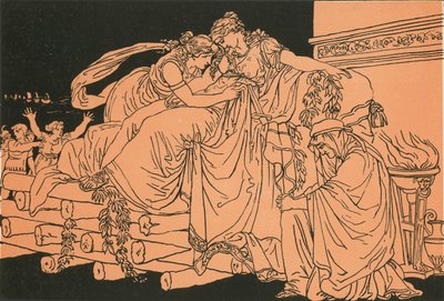 Dido hautajaiskolla tekijältä Bartolomeo Pinelli