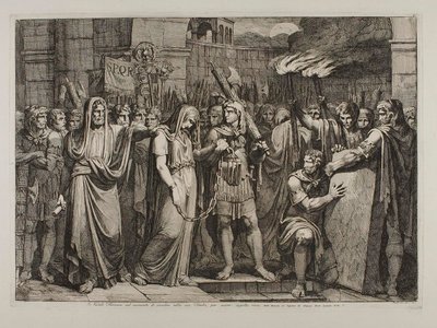 Floronia on astumassa hautaansa tekijältä Bartolomeo Pinelli