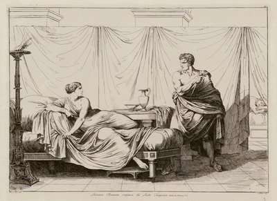 Sextus Tarquiniuksen Lucretian raiskaus (etsaus) tekijältä Bartolomeo Pinelli