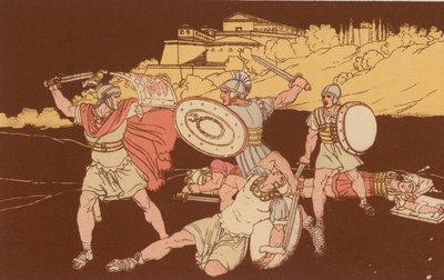 Horatit ja Curiatit tekijältä Bartolomeo Pinelli
