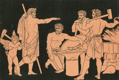 Vulcan ja Kykloopit tekijältä Bartolomeo Pinelli