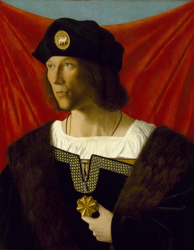 Herrasmiehen muotokuva tekijältä Bartolomeo Veneto