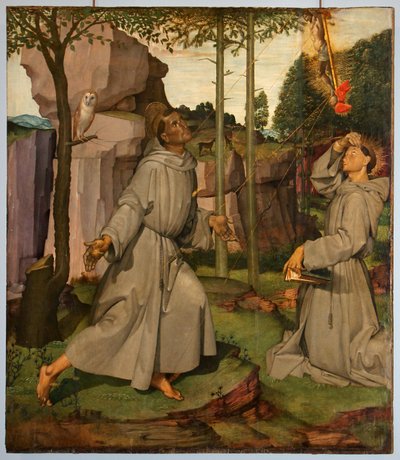Pyhän Franciscuksen stigmat tekijältä Bartolomeo Della Gatta
