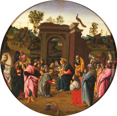 Maagien palvonta tekijältä Bartolomeo di Giovanni
