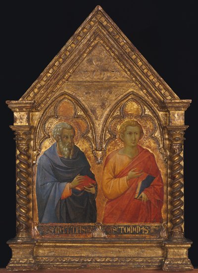 Pyhät Mattias ja Tuomas, n. 1350. tekijältä Bartolommeo Bulgarini