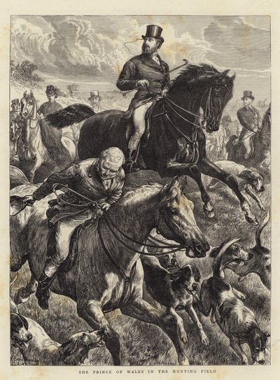 Walesin prinssi metsästyskentällä tekijältä Basil Bradley