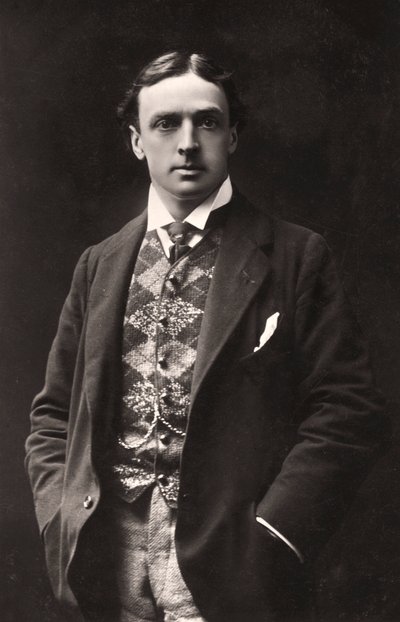 John Martin-Harvey 1863-1944, englantilainen näyttelijä, 1900-luvun alku. tekijältä Bassano Studio