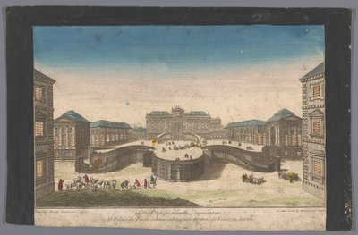 Näkymä Palais Schwarzenbergille lähellä Wienin kaupunkia 20th Vue d