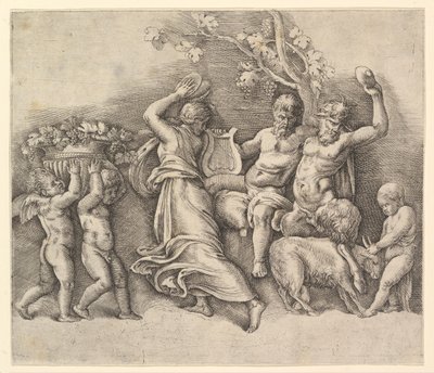 A Bachnal, 1530-61. tekijältä Battista Franco Veneziano