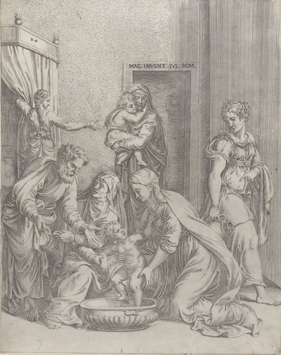 Pyhä perhe, 1535-73, 1535-73. tekijältä Battista del Moro