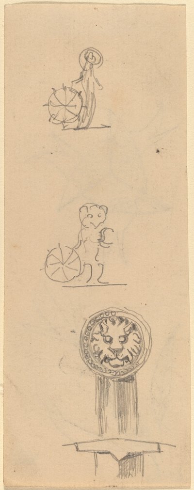 Piirrosarkki [recto] tekijältä Beatrice Godwin Whistler