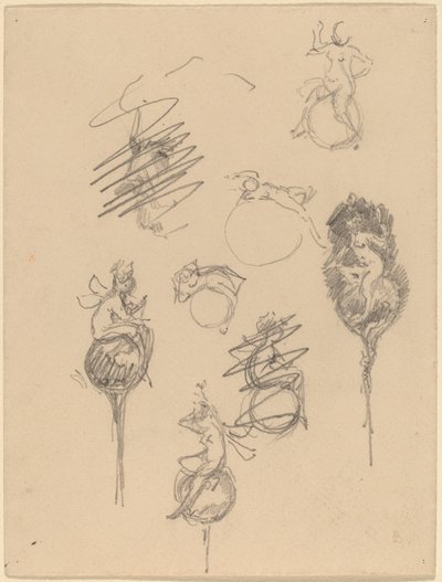 Korusuunnittelun opinnot [recto] tekijältä Beatrice Godwin Whistler