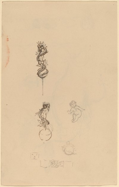 Korusuunnittelun opinnot [recto] tekijältä Beatrice Godwin Whistler