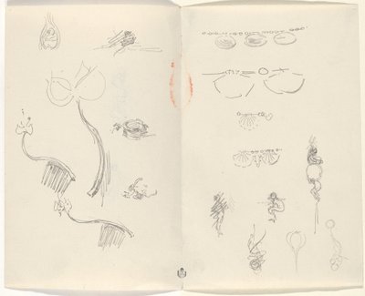 Korusuunnittelun tutkimukset [verso] tekijältä Beatrice Godwin Whistler