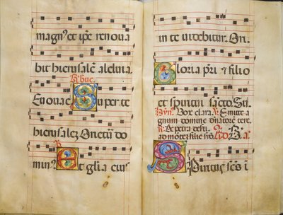 Benedictine Antiphonary, n. 1467-70. tekijältä Belbello da Pavia