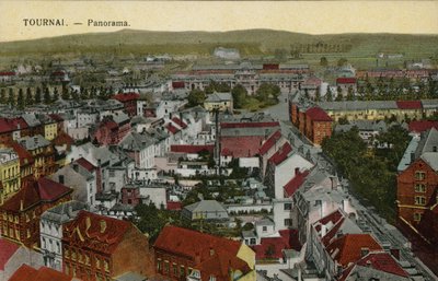 Tournai: Tournai: Panorama (värillinen kuva) tekijältä Belgian Photographer