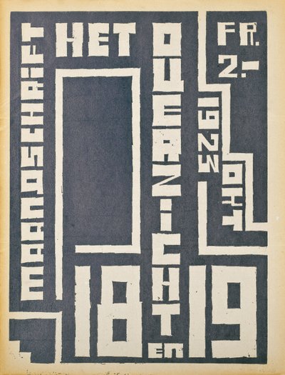 Kansi "The Overview" -lehden vuodelta 1923, 1923 tekijältä Belgian School