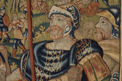 Tarina Cyrus II Suuresta, n. 1590 (kuvakudos) tekijältä Belgian School