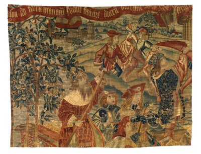 Tapestry, Jason etsimässä kultaista fleeceä, mahdollisesti Tournaista, n. 1510 (villa) tekijältä Belgian School