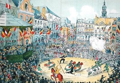 "Lumecon" Monsissa (väri litho) tekijältä Belgian School