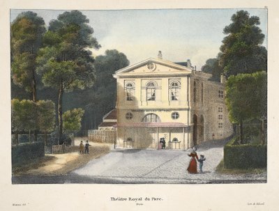 Royal Park Theatre, n. 1895 (photochrom) tekijältä Belgian School