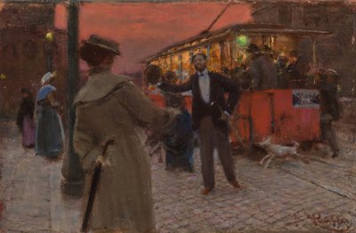 Roman Tramway, 1905 tekijältä Benes Knupfer